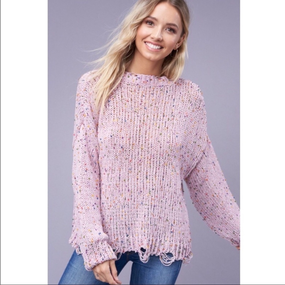 Pop Maeve Knit Confetti Sweater